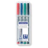Artikelbild 1 für STAEDTLER Lumocolor Folienstifte-Set farbsortiert non-permanent, 4 St., Artikelnummer 147637