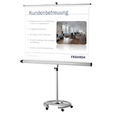 Artikelbild 1 für FRANKEN Stativleinwand MOBIL 1:1, 200 x 200 cm Projektionsfläche, Artikelnummer 445787