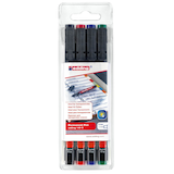 Artikelbild 1 für edding 140 Folienstifte-Set farbsortiert permanent, 4 St., Artikelnummer 269393