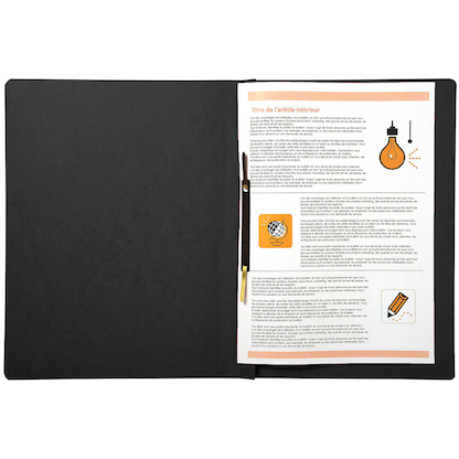 Artikelbild 3 für Exacompta Schnellhefter Karton schwarz DIN A4, 25 St., Artikelnummer 286553