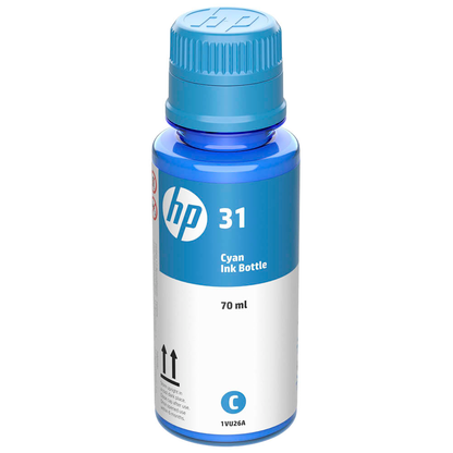 Artikelbild 3 für HP 31(1VU26AE) cyan Tintenflasche, Artikelnummer 933523