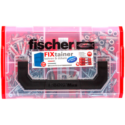 Artikelbild 2 für fischer FixTainer 547166 Dübel- und Schrauben-Sortiment, 306-teilig, Artikelnummer 627461