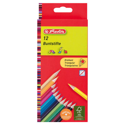 Artikelbild für herlitz Buntstifte farbsortiert, 12 St., Artikelnummer 839977