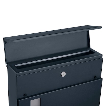 Artikelbild 4 für SONGMICS Briefkasten GMB052G01 anthrazit, Artikelnummer 439249