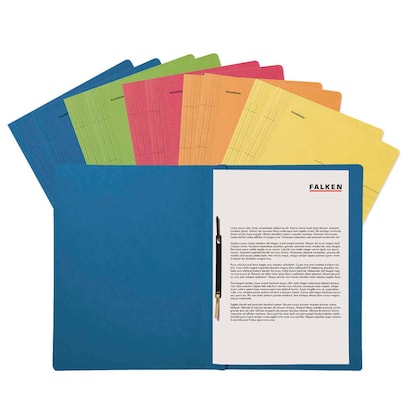 Artikelbild für FALKEN Schnellhefter Karton farbsortiert DIN A4, 10 St., Artikelnummer 765049