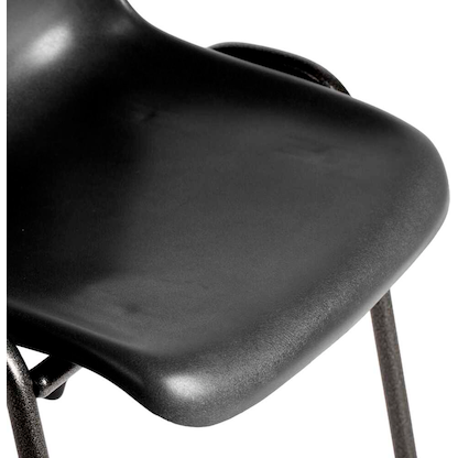 Artikelbild 5 für LÜLLMANN Stapelstuhl 230100 dunkelgrau Kunststoff, 1 St., Artikelnummer 791048