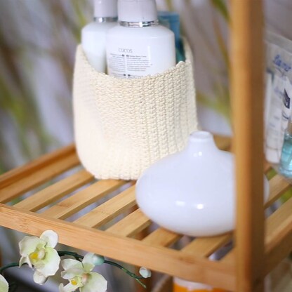 Artikelbild 4 für relaxdays Badregal braun 33,0 x 33,0 x 79,0 cm, Artikelnummer 448807