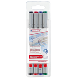 Artikelbild 1 für edding 151 Folienstifte-Set farbsortiert non-permanent, 4 St., Artikelnummer 269611