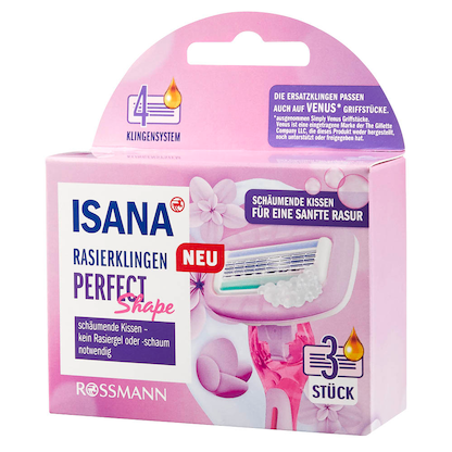Artikelbild 6 für ISANA PERFECT Shape Rasierklingen 3 St., Artikelnummer 456693