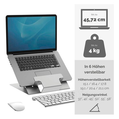 Artikelbild 8 für Fellowes Laptop-Ständer Hylyft silber, Artikelnummer 334462