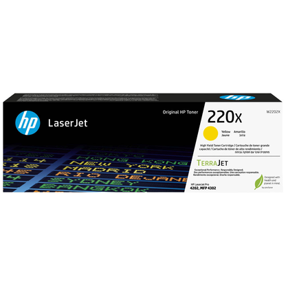 Artikelbild 2 für HP 220X (W2202X) gelb Tonerkartusche, Artikelnummer 932721