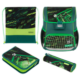 Artikelbild 1 für herlitz Schulranzen-Set Loop Plus Game Changer Kunstfaser grün, Artikelnummer 271389