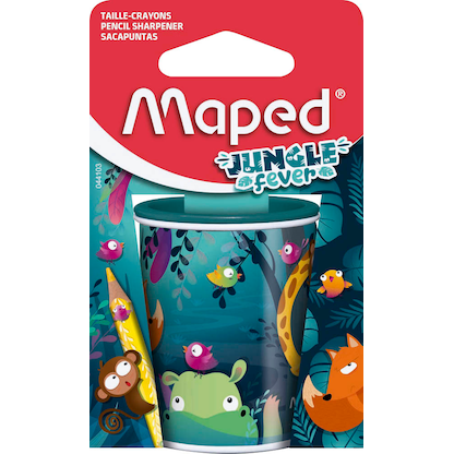 Artikelbild 2 für maped Dosenspitzer doppelt JUNGLE fever petrol, Artikelnummer 260119