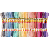 Artikelbild 1 für folia Garn zum Sticken Pastell matt pastellfarben 1,0 mm x 8,0 m, Artikelnummer 963337