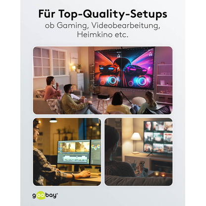 Artikelbild 3 für goobay USB 4 USB-Kabel 1,0 m schwarz, 1 St., Artikelnummer 557377