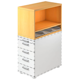 Artikelbild 1 für HAMMERBACHER Container-Aufsatz buche 42,8 x 80,0 x 53,0 cm, 1 St., Artikelnummer 500557