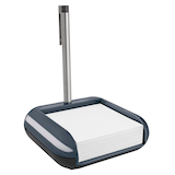 Artikelbild 1 für SIGEL Zettelbox eyestyle® grau inkl. Haftnotizblock, 200 Blatt, 1 St., Artikelnummer 250009