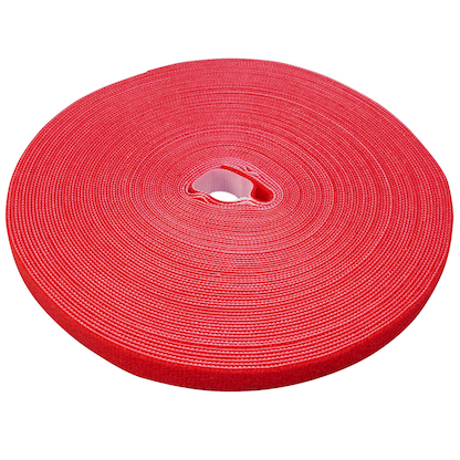 Artikelbild für LABEL THE CABLE Klettband ROLL STRAP PRO rot 25,0 m x 1,6 cm, 1 St., Artikelnummer 654677