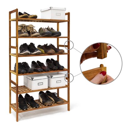 Artikelbild 5 für relaxdays Schuhregal braun 69,0 x 26,0 x 40,5 cm, 1 St., Artikelnummer 448847