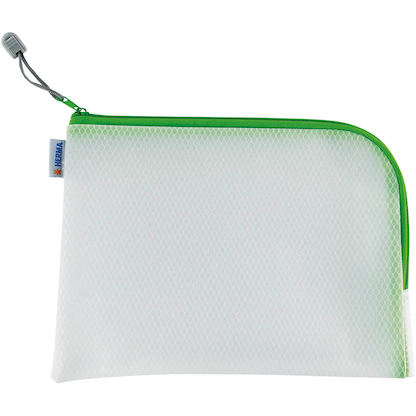 Artikelbild 3 für HERMA Reißverschlussbeutel DIN A5 transparent/grün, 1 St., Artikelnummer 554987