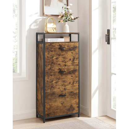 Artikelbild 12 für VASAGLE Schuhschrank, LBS101B01 braun 1 Fachboden 60,0 x 30,0 x 130,0 cm, Artikelnummer 289377