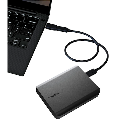 Artikelbild für TOSHIBA Canvio Basics 1 TB externe HDD-Festplatte schwarz, Artikelnummer 106227