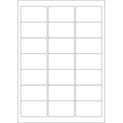 Artikelbild 7 für HERMA Adressetiketten 5074 weiß 63,5 x 38,1 mm, 25 Blatt, Artikelnummer 191049