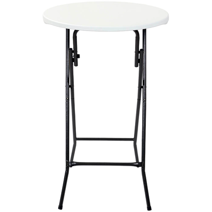 Artikelbild 5 für Garden Pleasure MUFARO Stehtisch rund Kunststoff weiß 60,0 x 60,0 x 107,0 cm, 1 St., Artikelnummer 544249