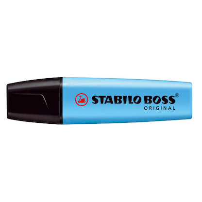 Artikelbild 2 für STABILO BOSS ORIGINAL Textmarker blau, 1 St., Artikelnummer 136176