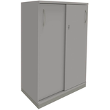 Artikelbild 1 für fm Schiebetürenschrank Sidney, 4260267327784 lichtgrau 2 Fachböden 80,0 x 44,2 x 113,3 cm, Artikelnummer 352544