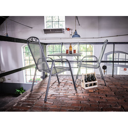 Artikelbild 9 für greemotion Toulouse Balkonhängetisch quadratisch Stahl grau 70,0 x 88,0 x 47,0 - 79,0 cm, 1 St., Artikelnummer 730947