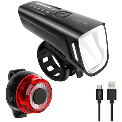 Artikelbild 5 für ANSMANN LED Fahrradbeleuchtung schwarz, 1 St., Artikelnummer 105918