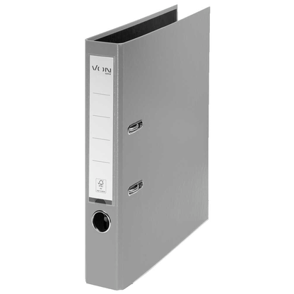 Artikelbild für VON LEITZ Ordner grau Karton 5,0 cm DIN A4, 1 St., Artikelnummer 635769