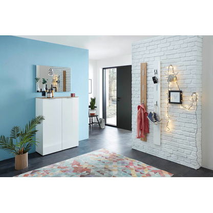 Artikelbild 2 für GERMANIA Wandgarderobe 3348-243 eiche Holz 3 Haken 15,0 x 170,0 cm, Artikelnummer 501419