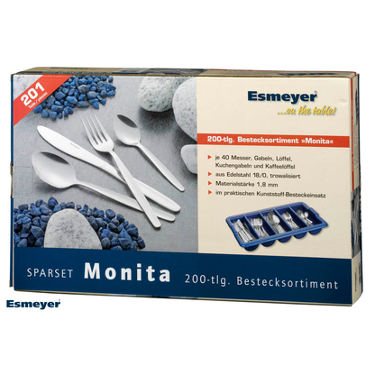 Artikelbild 3 für Esmeyer Besteckset MONITA 200-tlg., Artikelnummer 947937