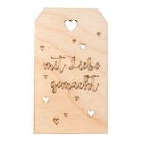 Artikelbild 1 für Rayher Geschenkanhänger natur Holz 