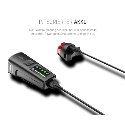 Artikelbild 6 für ANSMANN LED Fahrradbeleuchtung schwarz, 1 St., Artikelnummer 105918