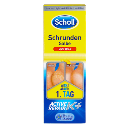 Artikelbild 2 für Scholl Schrundensalbe Active Repair K+ Fußcreme 60 ml, Artikelnummer 148579