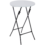 Artikelbild 1 für Garden Pleasure MUFARO Stehtisch rund Kunststoff weiß 60,0 x 60,0 x 107,0 cm, 1 St., Artikelnummer 544249