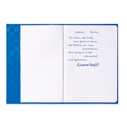 Artikelbild 2 für HERMA Heftumschlag mit Baststruktur dunkelblau Kunststoff DIN A5, Artikelnummer 548012