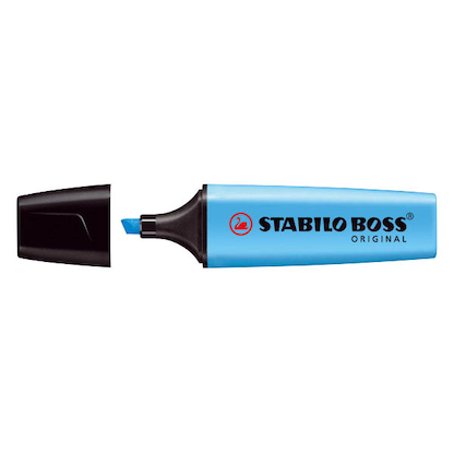 Artikelbild für STABILO BOSS ORIGINAL Textmarker blau, 1 St., Artikelnummer 136176