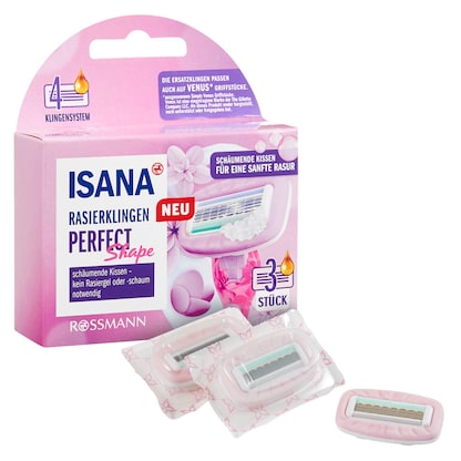 Artikelbild für ISANA PERFECT Shape Rasierklingen 3 St., Artikelnummer 456693