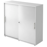 Artikelbild 1 für HAMMERBACHER Schiebetürenschrank, V1753S/W/W/RE weiß 2 Fachböden 120,0 x 40,0 x 110,0 cm, Artikelnummer 246715