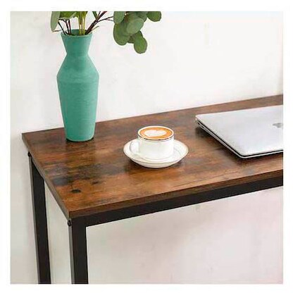 Artikelbild 2 für VASAGLE Bistrotisch rechteckig Spanplatte braun 100,0 x 40,0 x 90,0 cm, 1 St., Artikelnummer 289437