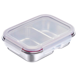 Artikelbild 1 für WESTMARK Frischhaltedose 5,8 cm hoch silber 450,0+280,0 ml, 1 St., Artikelnummer 548778