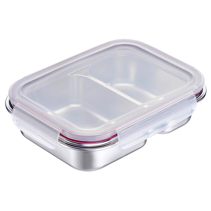 Artikelbild für WESTMARK Frischhaltedose 5,8 cm hoch silber 450,0+280,0 ml, 1 St., Artikelnummer 548778