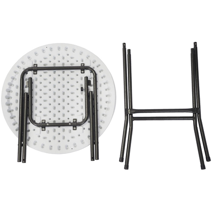 Artikelbild 8 für Garden Pleasure MUFARO Stehtisch rund Kunststoff weiß 60,0 x 60,0 x 107,0 cm, 1 St., Artikelnummer 544249