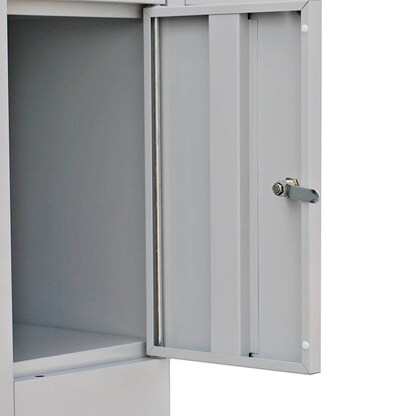 Artikelbild 4 für LÜLLMANN Schließfachschrank lichtgrau 520440, 16 Schließfächer 117,0 x 50,0 x 180,0 cm, Artikelnummer 831077