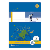 Artikelbild 1 für Staufen® Schulhefte Style Lineatur 3 liniert DIN A5 ohne Rand, 16 Blatt, 1 St., Artikelnummer 242822