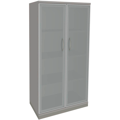 Artikelbild für fm Aktenschrank Sidney, 4260267328972 lichtgrau, Acrylglas satiniert 3 Fachböden 80,0 x 44,2 x 151,7 cm, Artikelnummer 371991